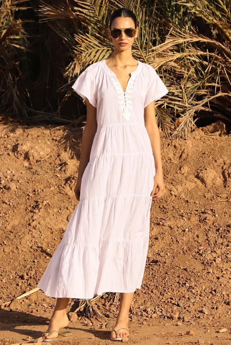 Camelia maxi dress - Pink colorway