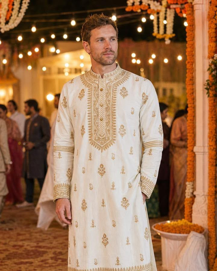 Veer Hand-Embroidered Nehru Jacket