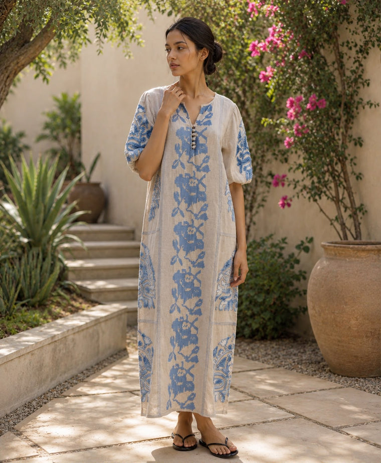 Ruby Cotton Linen Dress