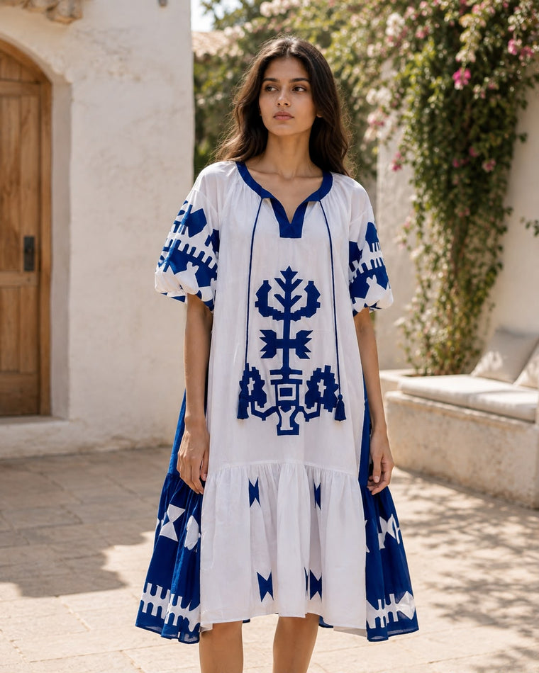 Ishani Block Dress
