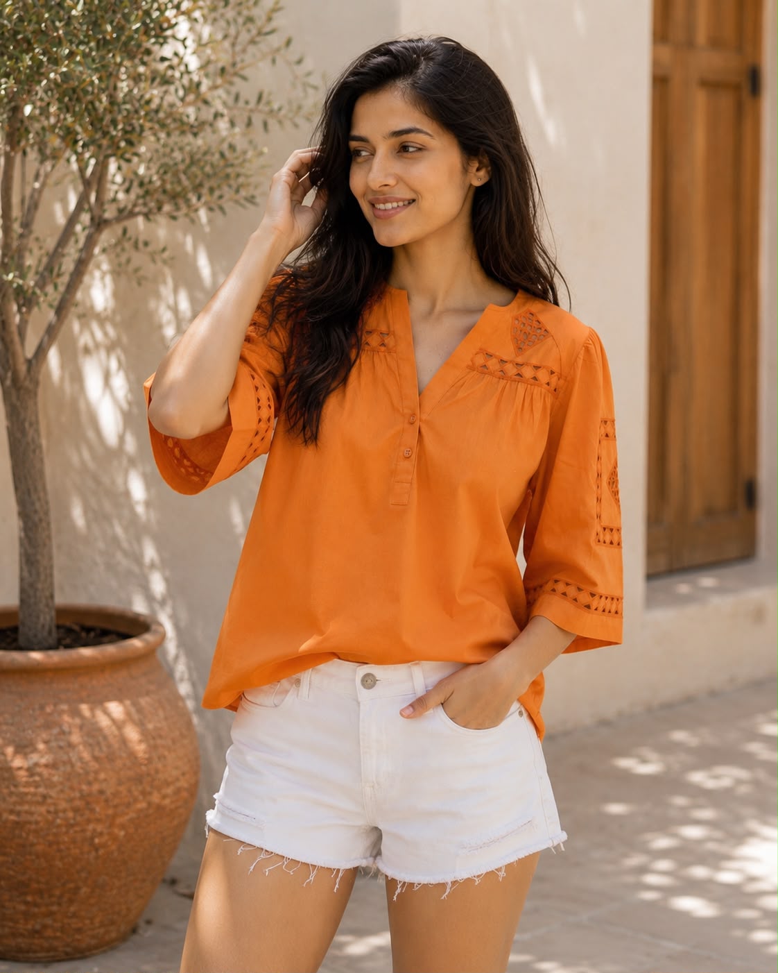 Cutwork Top